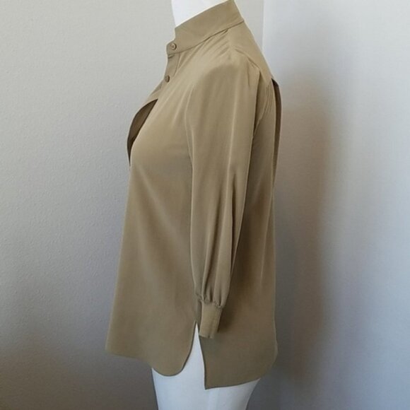 NWT Lafayette 148 NY Chai 100% Silk Top - Picture 3 of 8